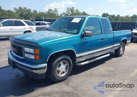 1997 GMC Sierra 1500 Sl Wideside z USA, uszkodzony, nr VIN 1GTEC19R4VE529711